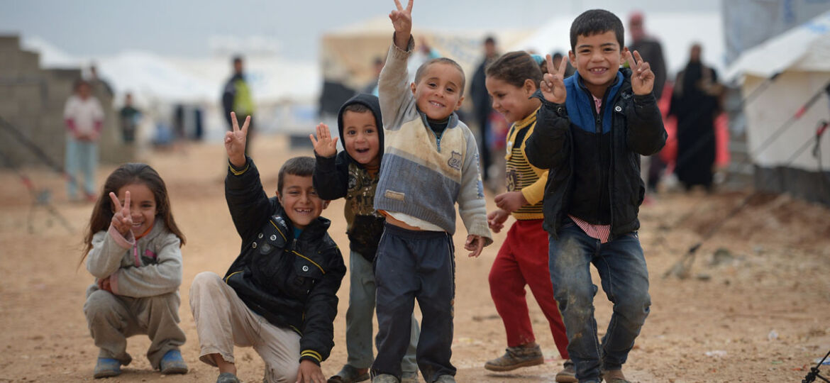 Thousands Of Syrian Refugees Seek Shelter In Makeshift Camps In Jordan